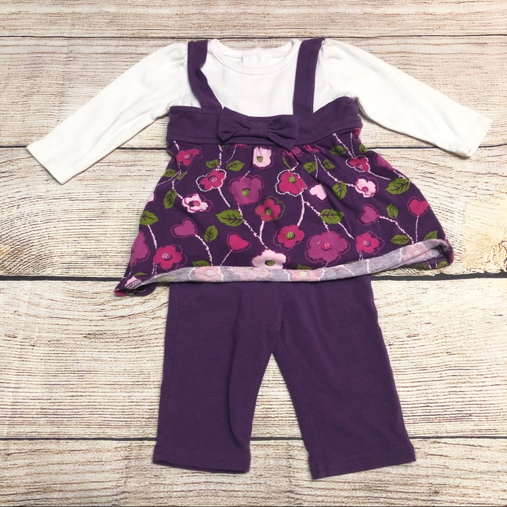 Baby Nanette Girls Floral Outfit